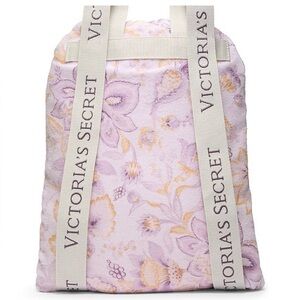 Victoria's Secret Lavender Floral 2 in 1 Towel Backpack - Convertible Style